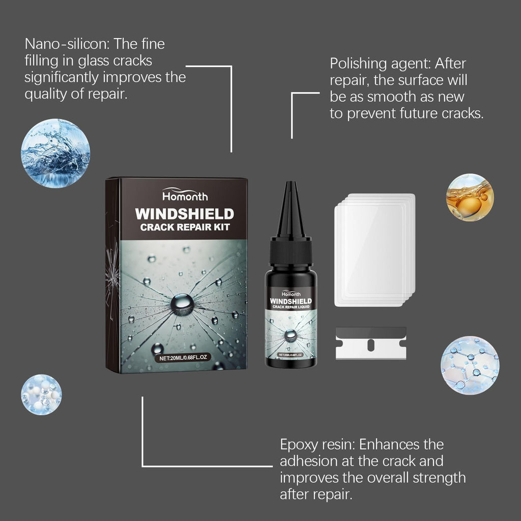 Homont Car Windshield Crack Nano Repair Kit